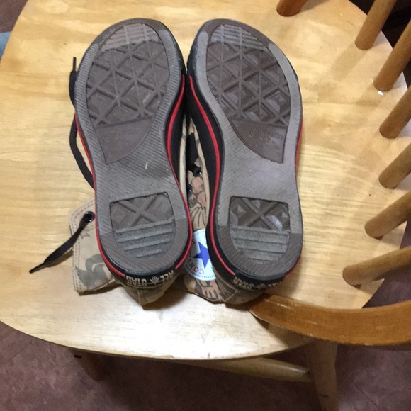 Rare Vintage Chuck Taylor Sailor Jerry Death or Glory High top sneakers. - Picture 5 of 7